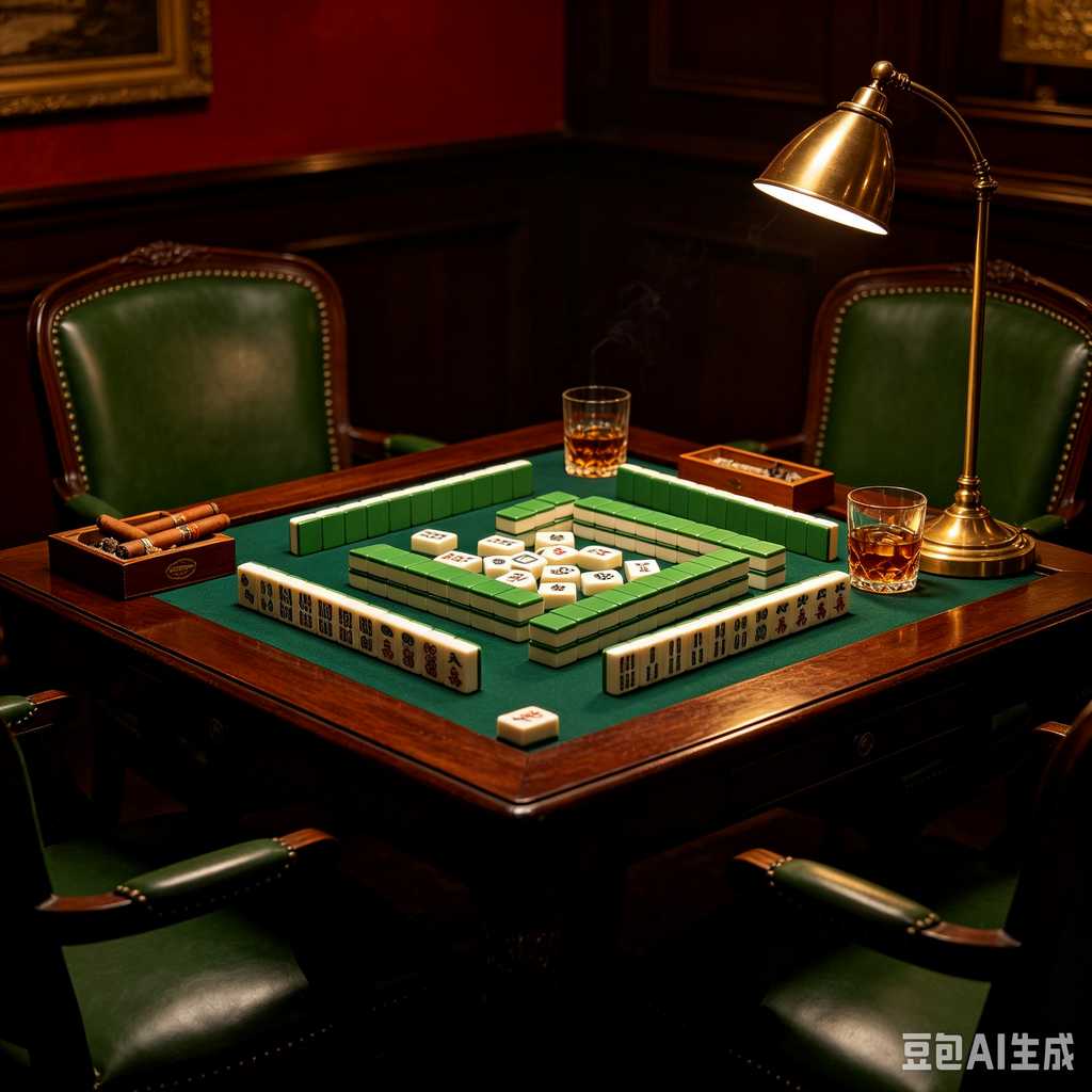compact mahjong set with case